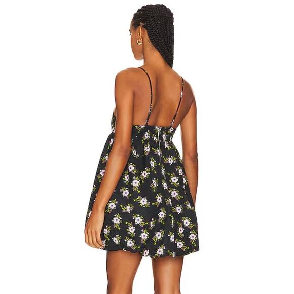 Free People In A Bubble Mini Dress In Black - Picture 3 of 9